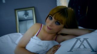 Dreamy redhead rides a boner in POV