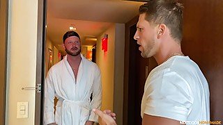 Exclusive hotel room kink between two random gay lads