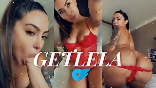 WILD RIDE ON BIG DILDO & COVERED BY MY CUM - Lela Star