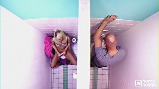 Public toilet hardcore porn video