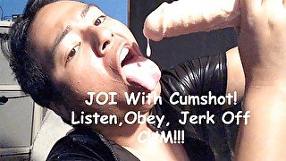 JOI With CumShot!: Listen, Obey, Jerk Off, CUM!