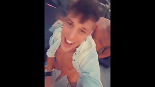 Flip flop twinks fuck near the pool! Hot facial cum