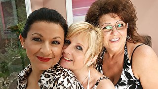 Three Mature Lesbians Have Some Serious Fun - MatureNL