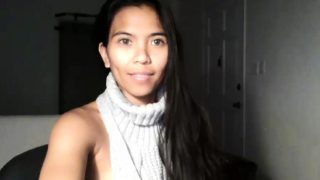 Porn video with boobs massage and asian masturbation