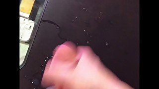 Compilation of 6 months of me stroking my big cock and cumming