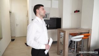 Maskurbate Straight Euro Real Estate Broker Masturbating