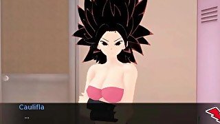 DBZ Caulifla Feels Horny 3D Porn Video