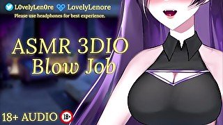 ASMR 3DIO Blow Job