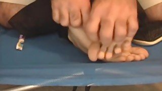 A Naughty Bare Sole Tickle Session
