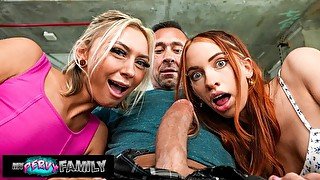 My Mind Is Blown! Stepdaughter Invites Hot Friend To Fuck Stepdaddy wt Her - Khloe Kapri, Chloe Temp