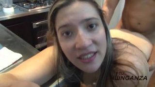 Lovely latin teenage harlot Ana Mesa having an incredible amateur fucking