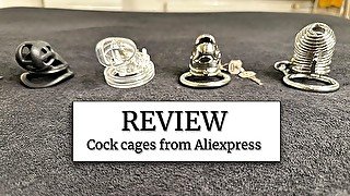 Review of 4 cock cages from Aliexpress  Chastity cage review