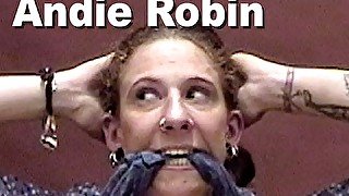 Andie Robin submissive striptease