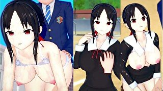 【エロゲーコイカツ！】かぐや様は告らせたい 四宮かぐや3DCG巨乳アニメ動画[Hentai Game Koikatsu! Kaguya sama wa kokurasetai Shinomiya