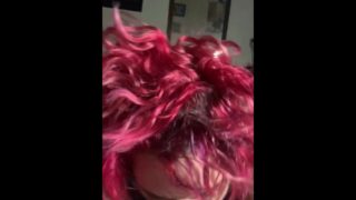 Blowjob teaser pink hair slut