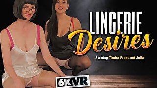 Lingerie desires starring Tindra Frost and Julia