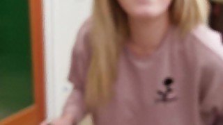 Amateur Phone Video CFNM Ballbusting POV while Smoking