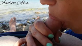 Beach Blowjob Agelika Akis!!