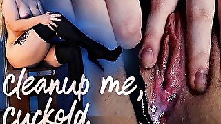 Cuckold pov. Don't touch your dick until I let you do it.