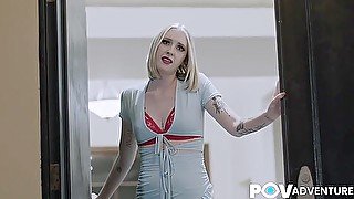 Marilyn Johnson In Stunner At Blowjob Trailer