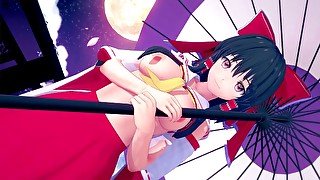 EROTIC TIME WITH REIMU HAKUREI 😘 TOUHOU HENTAI