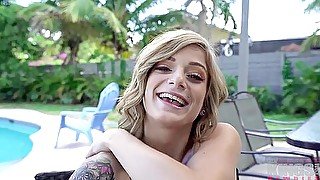 Hot Filthy Blonde Newbie Gets Dicked Doggystyle Hard Full