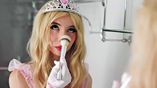 Stepmom and stepdaughter making hot love for the cam