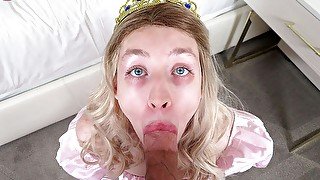 Sissy princess slays a big dick