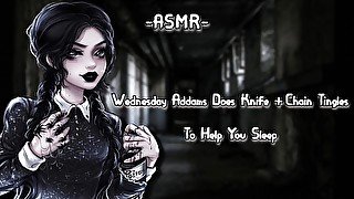 ASMR [SadisticRP] Does Knife+Chain Tingles To Help You Rest [Binaural/F4A]