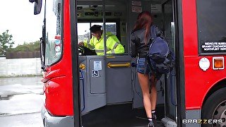 Wild threesome fucking in a bus Madison Ivy and Jasmine Jae