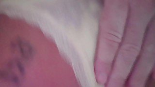 Bouncing my tits, flashing my ass and rubbing my pussy, caressing my boobs and tugging on my nipples for you