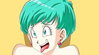 DRAGON BALL HENTAI - BULMA OPEN UP HER LEGS AND TAKES IT