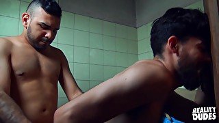 Adonis & Andy in Dudes in Public 63: Abandoned Bathroom - MenNetwork