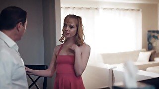 College girl is willing to do anything with her professor