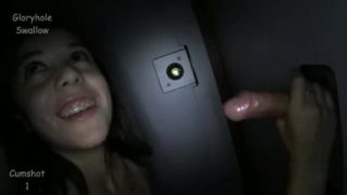 Two Latina Teens Visit Gloryhole