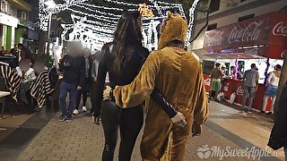 High Sex in a Cat Costume During the Carnivals in Tenerife - MySweetApple