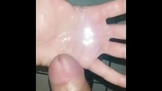 Jerk off and cumshot