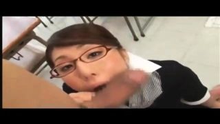 Japanese handjob and blowjob