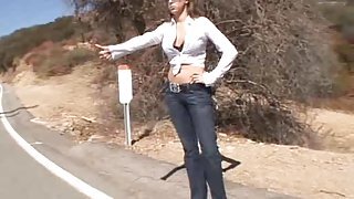 Horny hitchhiker