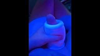 Milking My Fat Cock With a Toy