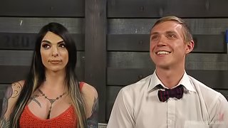 Hot Tattooed Bartender Ts Chelsea Marie Serves It Hard To Horny Patron