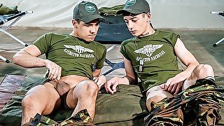 MilitaryDick - "I can train you to last longer when you masturbate" - Felix Harris & Gabriel Chiappe