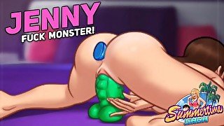 JENNY WITH MONSTER TOY!  Summertime Saga Latest Update