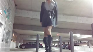 Public Parking Garage Masturbation