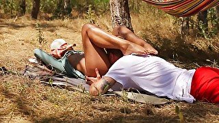 Risky Public Pussy Eating - Picnic in the Forest!