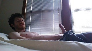 Hot Guy in Sweatpants Works his Nice Cock!