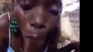 African whore sucking jerking milking BBC