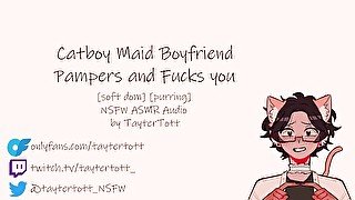 Catboy Maid BF Pampers & Fucks You  NSFW ASMR Audio soft dompurring #NNN Day 1