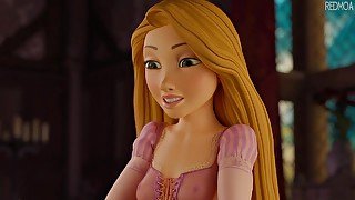 Pov Rapunzel Slurps 3d Disney Cum