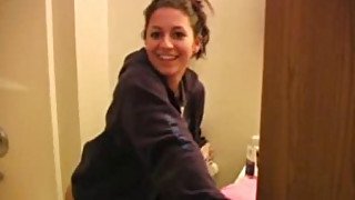 Cute Blowjob in the bathroom